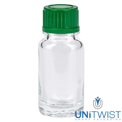 Bild 10ml Flasche 11mm SV grün STD ClearLine UT18/10