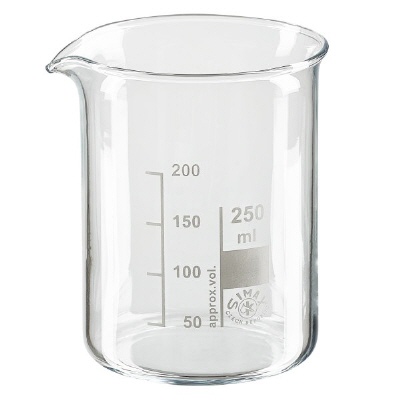 Bild Becherglas 250ml Borosilikatglas, niedrige Form