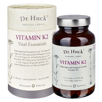 Bild Vitamin K2 Dr. Huck Kapseln Vegan (noWaste)