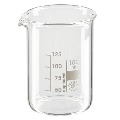 Bild Becherglas 150ml Borosilikatglas, niedrige Form